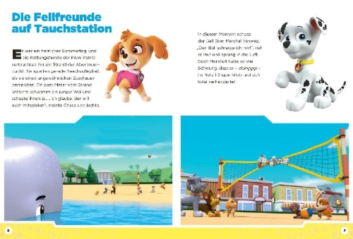 Buchcover und Innenansicht für das Buch: PAW Patrol: Die größten Abenteuer