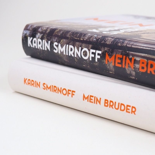 Buchcover und Innenansicht für das Buch: Jeg for ner til min bror