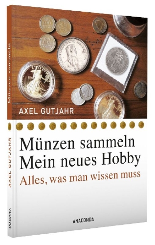 Buchcover und Innenansicht für das Buch: Münzen sammeln - Mein neues Hobby