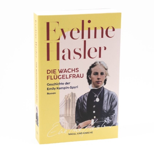 Buchcover und Innenansicht für das Buch: Die Wachsflügelfrau