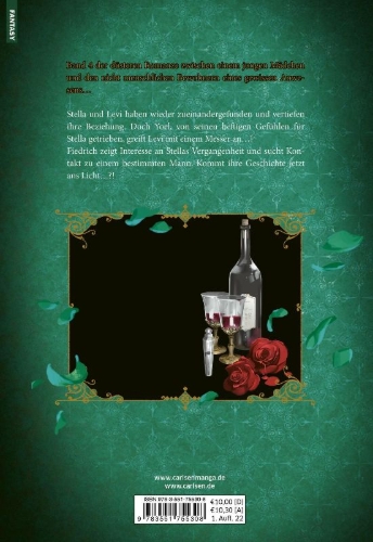 Buchcover und Innenansicht für das Buch: Rosen Blood