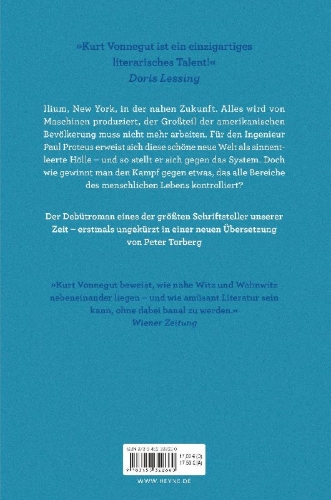 Buchcover und Innenansicht für das Buch: Player Piano
