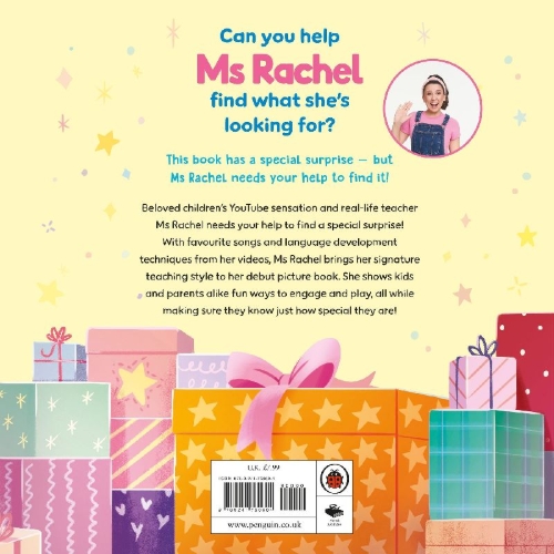 Buchcover und Innenansicht für das Buch: Ms Rachel and the Special Surprise