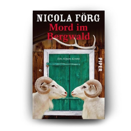Buchcover und Innenansicht für das Buch: Mord im Bergwald