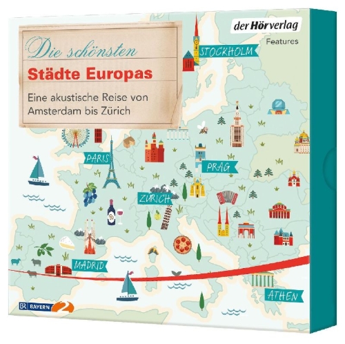 Buchcover und Innenansicht für das Buch: Die schönsten Städte Europas