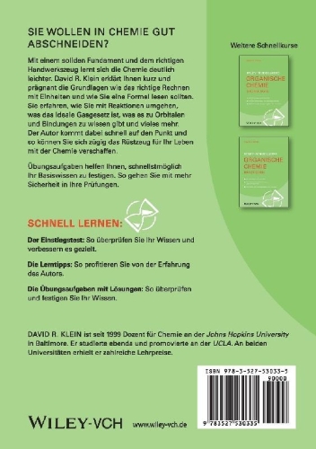 Buchcover und Innenansicht für das Buch: Wiley-Schnellkurs Chemie