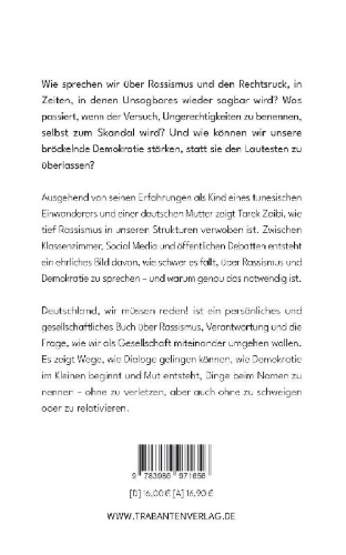 Buchcover und Innenansicht für das Buch: Deutschland, wir müssen reden!
