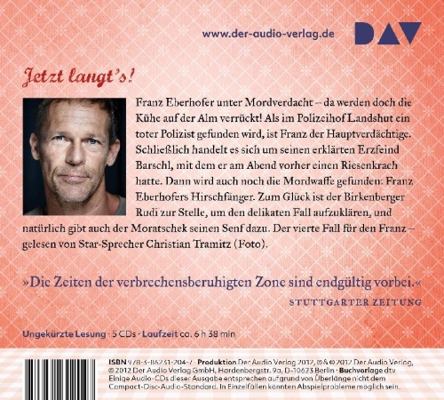 Buchcover und Innenansicht für das Buch: Grießnockerlaffäre. Der 4. Fall für den Eberhofer. Ein Provinzkrimi