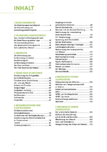 Buchcover und Innenansicht für das Buch: PONS Der große Abi-Check Chemie