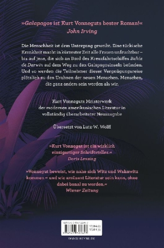 Buchcover und Innenansicht für das Buch: Galapagos