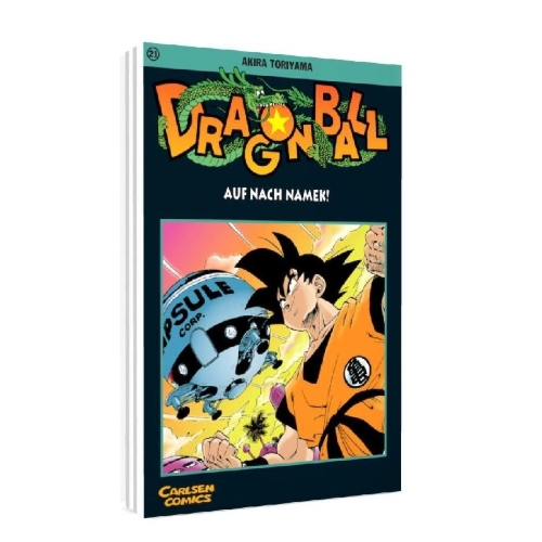 Buchcover und Innenansicht für das Buch: Dragon Ball 21. Auf nach Namek!