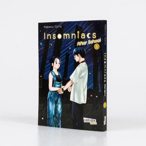 Buchcover und Innenansicht für das Buch: Kimi wa Houkago Insomnia