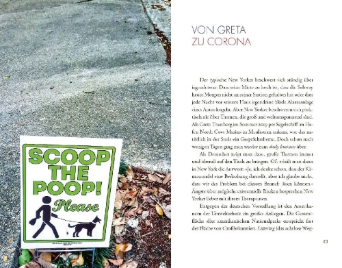 Buchcover und Innenansicht für das Buch: Broadway statt Jakobsweg