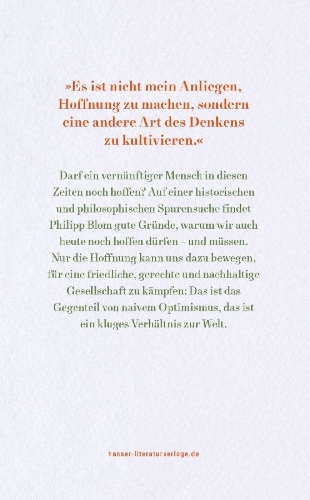 Buchcover und Innenansicht für das Buch: Hoffnung