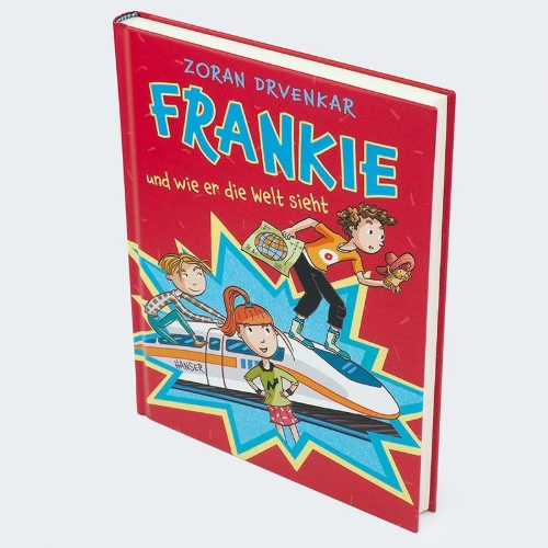 Buchcover und Innenansicht für das Buch: Frankie und wie er die Welt sieht