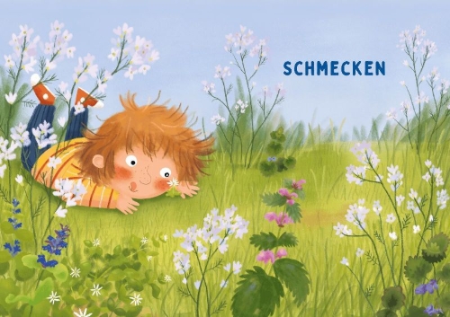 Buchcover und Innenansicht für das Buch: Augen auf, der Frühling kommt!