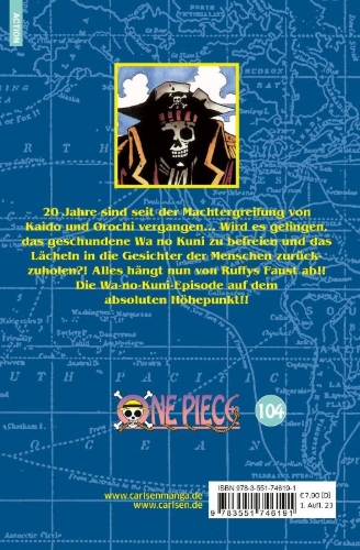 Buchcover und Innenansicht für das Buch: One Piece