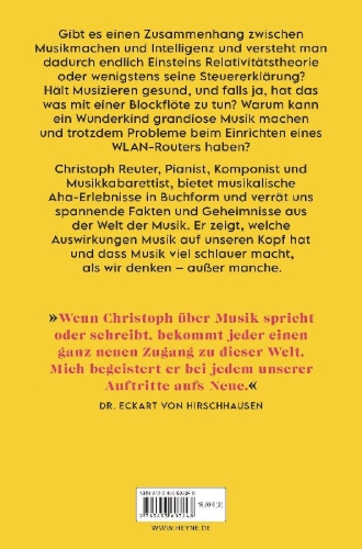 Buchcover und Innenansicht für das Buch: Musik macht schlau - außer manche