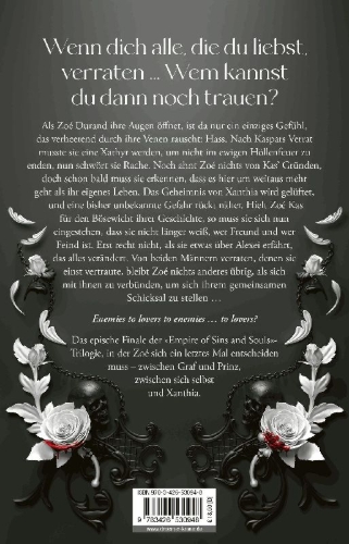 Buchcover und Innenansicht für das Buch: Empire of Sins and Souls 3 - Das zerrissene Herz