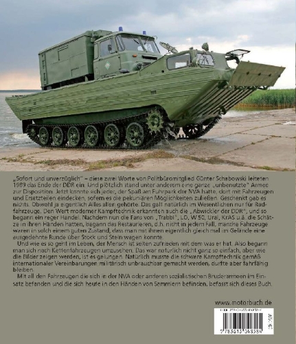 Buchcover und Innenansicht für das Buch: Fahrzeugklassiker der NVA