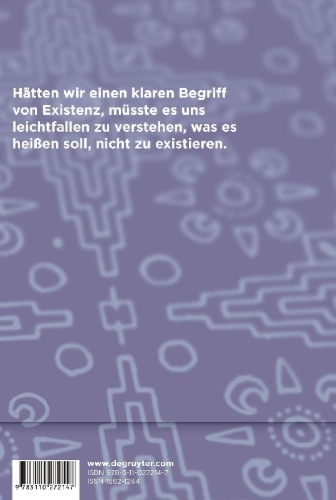 Buchcover und Innenansicht für das Buch: Existenz