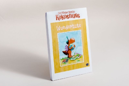 Buchcover und Innenansicht für das Buch: Der kleine Drache Kokosnuss - Wundertüte