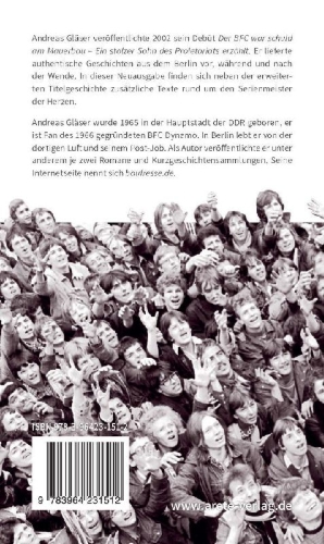 Buchcover und Innenansicht für das Buch: Der BFC war schuld am Mauerbau