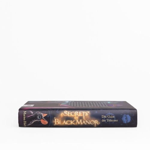 Buchcover und Innenansicht für das Buch: Secrets of Black Manor (1). Die Gabe der Träumer