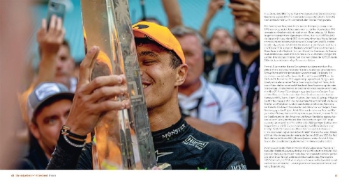 Buchcover und Innenansicht für das Buch: Formel 1 Rennstrecken