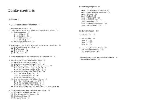 Buchcover und Innenansicht für das Buch: Lehr-, Übungs- und Testbuch der Schachkombinationen