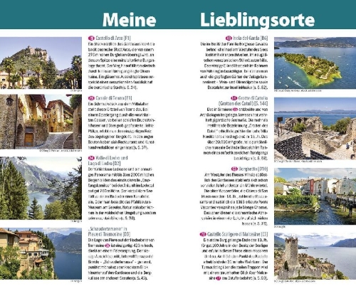 Buchcover und Innenansicht für das Buch: Reise Know-How MeinTrip Gardasee