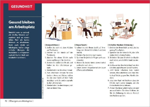 Buchcover und Innenansicht für das Buch: 10 Finger Tippen für zu Hause am PC lernen - blind jedes Wort finden - Maschinenschreiben inkl. Tipp Trainer Software für den PC