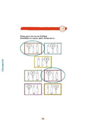 Buchcover und Innenansicht für das Buch: Mein superdicker Vorschulblock mit Rabe Linus