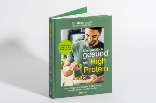 Buchcover und Innenansicht für das Buch: Ganzheitlich gesund mit High Protein