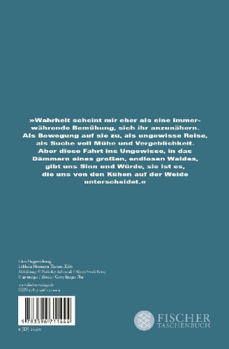 Buchcover und Innenansicht für das Buch: Die Zukunft der Wahrheit