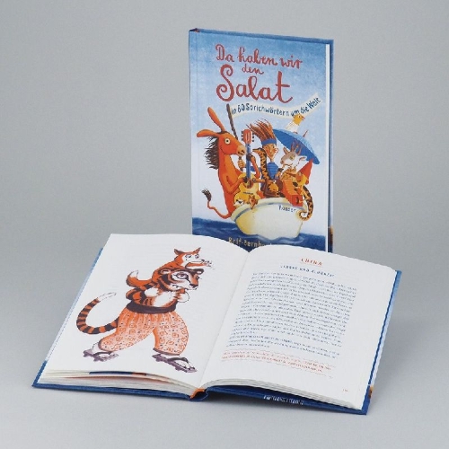 Buchcover und Innenansicht für das Buch: Da haben wir den Salat!