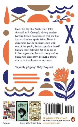 Buchcover und Innenansicht für das Buch: Notes on a Scandal