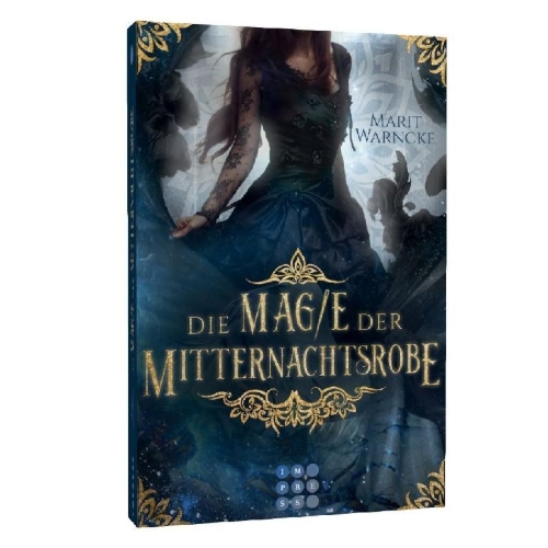 Buchcover und Innenansicht für das Buch: Die Magie der Mitternachtsrobe (Woven Magic 1)