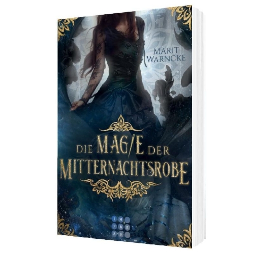 Buchcover und Innenansicht für das Buch: Die Magie der Mitternachtsrobe (Woven Magic 1)