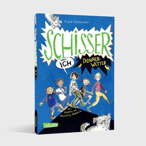 Buchcover und Innenansicht für das Buch: Schisser und ich 2: Donnerwetter