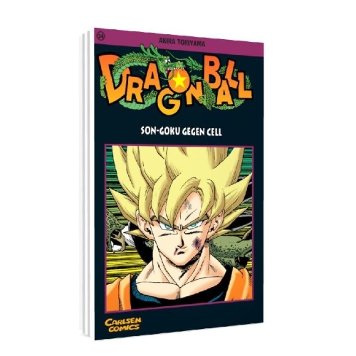 Buchcover und Innenansicht für das Buch: Dragon Ball 34. Son-Goku gegen Cell