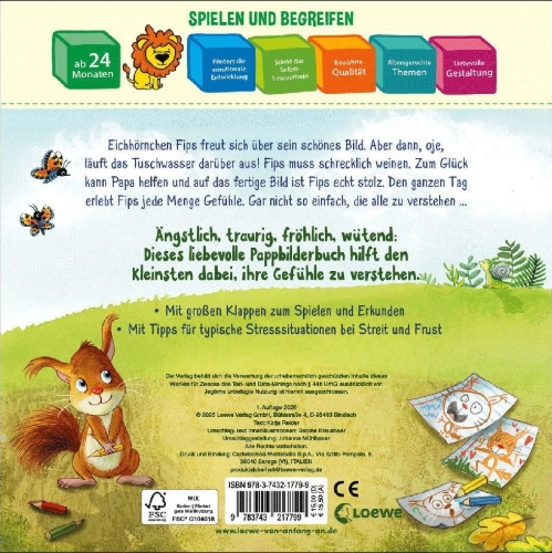 Buchcover und Innenansicht für das Buch: Traurig, wütend, richtig froh - das sind meine Gefühle