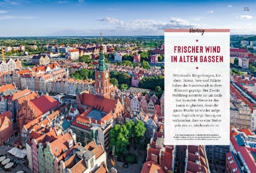 Buchcover und Innenansicht für das Buch: DuMont Bildatlas Danzig