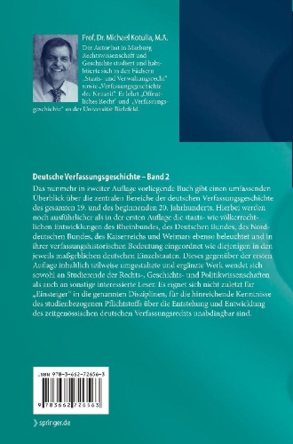 Buchcover und Innenansicht für das Buch: Deutsche Verfassungsgeschichte