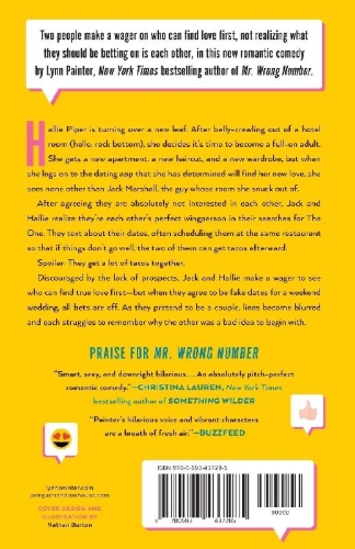Buchcover und Innenansicht für das Buch: The Love Wager