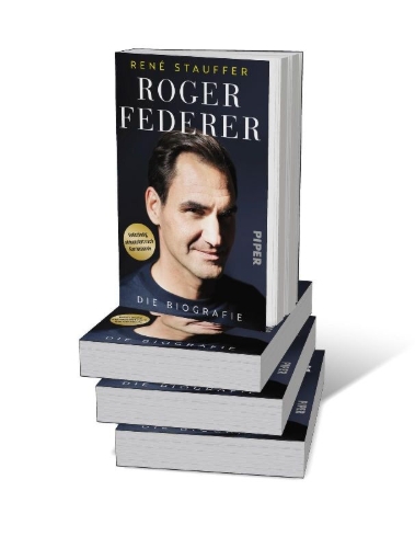 Buchcover und Innenansicht für das Buch: Roger Federer