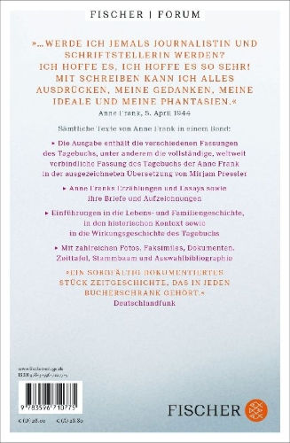 Buchcover und Innenansicht für das Buch: Verhaaltjes en Gebeurtenissen uit her Achterhuis beschreven door Anne Frank