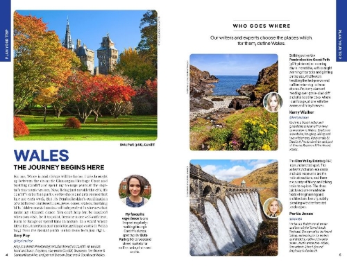 Buchcover und Innenansicht für das Buch: Lonely Planet Wales