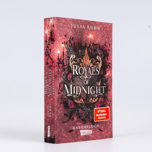 Buchcover und Innenansicht für das Buch: Royals of Midnight. Rabenfluch (Royal Shadows 2)