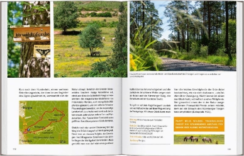 Buchcover und Innenansicht für das Buch: 52 kleine & große Eskapaden Nürnberg, Fürth und Erlangen